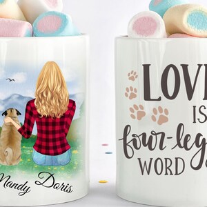 Personalized Dog Mug, Dog Mom Mug, Dog Coffee Mug, Dog Lover Mug, Pet Gift, Dog Mom Gift, Dog Christmas Gift, Dog Gifts, Custom Dog Mug