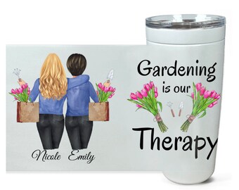 Gardening Tumbler, Pot Head Mug, Gardening Gift, Garden Gift, Garden Lover, Gardener Gift, Gift For Gardener, Houseplant Lover,  Plant Lady