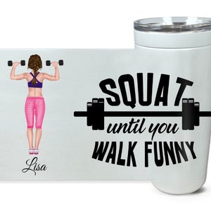 Gym Lover Tumbler, Funny Workout Gift, Weight Lifting Gift, Fitness Gift Ideas, Friendship Gift, Workout Mom, Weight Lifting Present, Friend