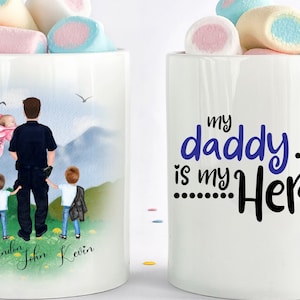 Police Dad Gift, Police Officer Mug, Police Officer Gift, Gift For Police, Police Mug, Cop Gifts, Custom Police Wife, Best Friends Gift