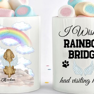 Custom Dog Memorial  Mug, Dog Loss Gift, Dog Lover Gifts, Personalized Dog Mom Mugs, Gifts For Dog Lovers, Best Friend Birthday, Pet Owner