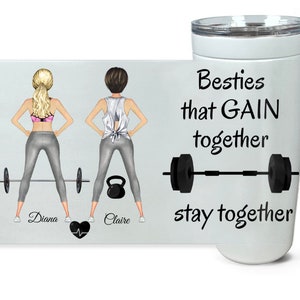 Gym Lover Tumbler, Funny Workout Gift, Weight Lifting Gift, Fitness Gift Ideas, Friendship Gift, Workout Mom, Weight Lifting Present, Friend