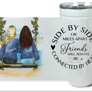 Custom Best Friend Tumbler , Girlfriend Gift, Bestie Mug, Soul Sisters Gift, Gift For Bestie, Gift For Best Friends, Best Friends Gift