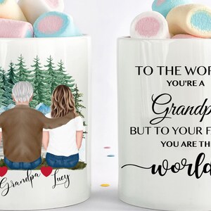 Grandparent Gift, Personalized Grandpa Gift, Christmas Grandpa, Grandparent Gift, Gift For Grandpa&#39;S, Grandpa Mug, Mug For Grandpa&#39;S,