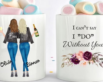 Bridesmaid Proposal Mug Will You Be My Bridesmaid Mug Proposal For Bridesmaid Bridesmaid Gift Personalized Bridesmaid Maid Of Honor Proposal
