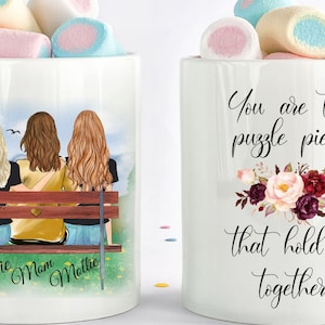 Custom Mother And Daughter Mug, Mother Gift, Daughter Mug, Daughter  Gift, Gift For Mother, Gift Daughter, Mother Daughter
