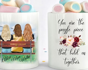 Custom Mother And Daughter Mug, Mother Gift, Daughter Mug, Daughter  Gift, Gift For Mother, Gift Daughter, Mother Daughter