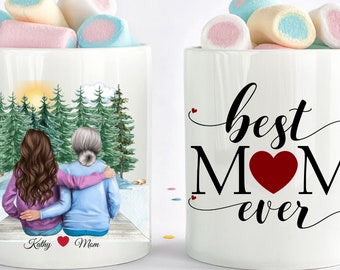 Mom Mug - Best Mom Ever Mug - Mothers Day Gift Idea - Mothers Day Gift From Daughter - Mother'S Day Gift For Mom - Mom Coffee Mug - Mom Gift