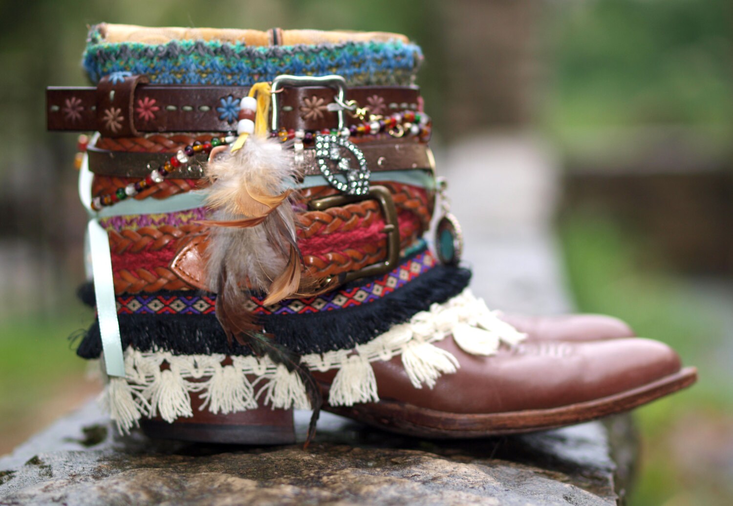 Boho cowboy cheap boots