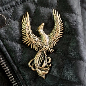 Phoenix Rising pin badge