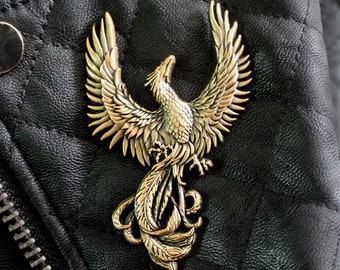 Phoenix Rising pin badge