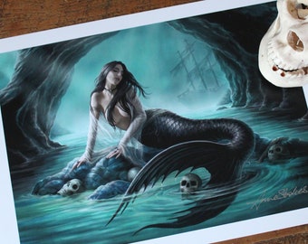 Siren's Lament A3 signed print
