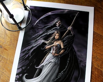 Summon the Reaper A3 signed print