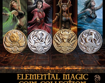 Elemental Magic Collectible Coins