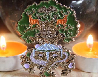 Yggdrasil Pin Badge