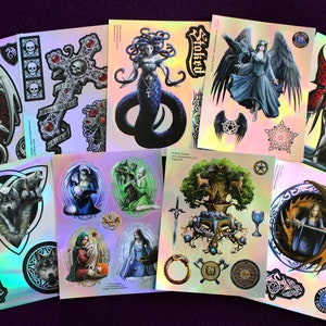 Metallic Sticker Sheets with new designs image 1