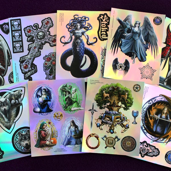 Metallic Sticker Sheets - with new designs
