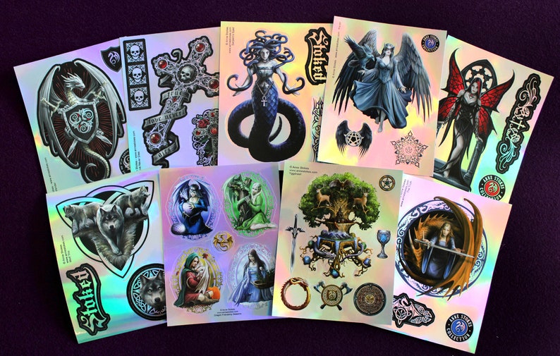 Metallic Sticker Sheets with new designs image 1