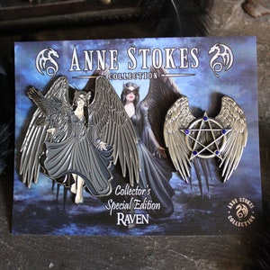 Raven Pin Badge Collector's Set image 1