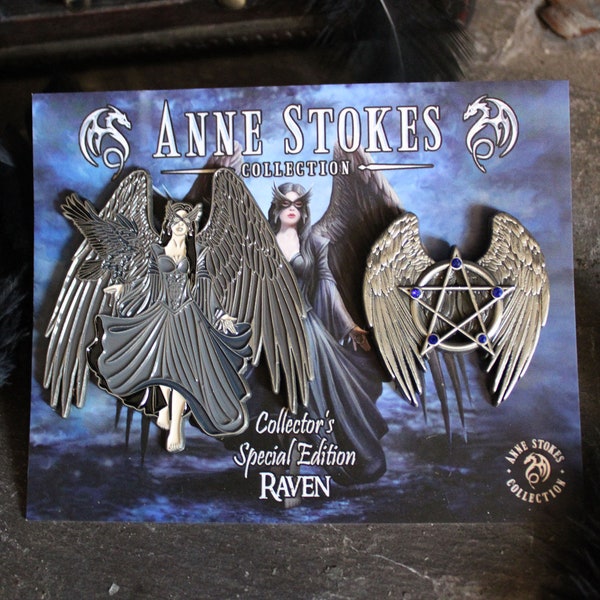 Raven Pin Badge Collector's Set