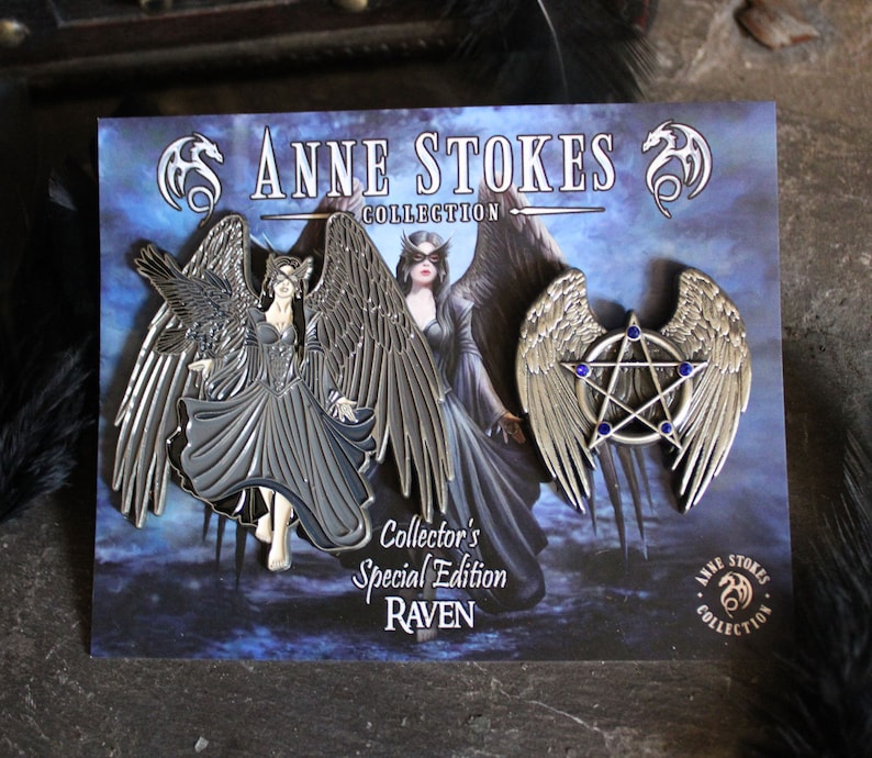 Raven Pin Badge Collector's Set zdjęcie 1