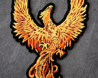 Phoenix Rising Embroidered Patch