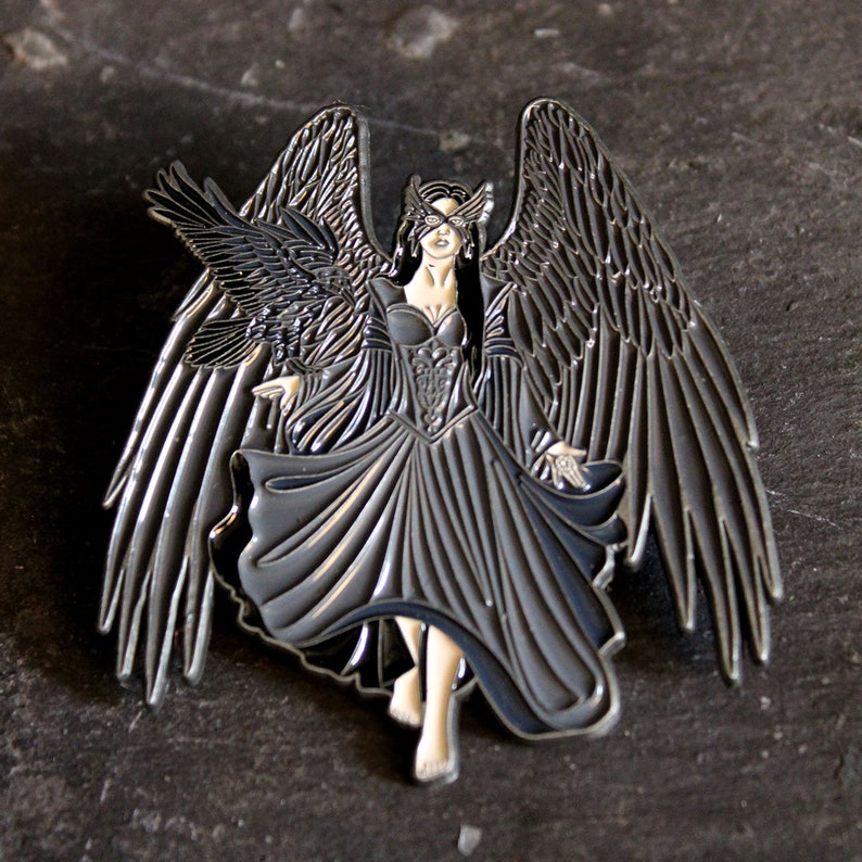 Conjunto de coleccionista de insignias Raven Pin imagen 4