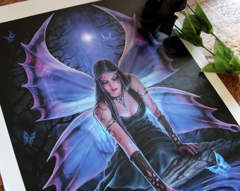 Immortal Flight signed A3 art print