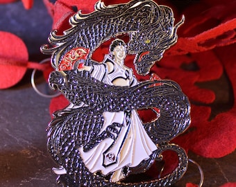 Dragon Dancer pin badge