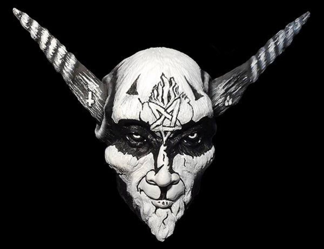 VENOM Black Metal Latex Mask - Etsy