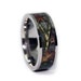 Camo Wedding Rings by ONE CAMO - Flat Titanium Mens Wedding Band - Camo Engagement Rings 