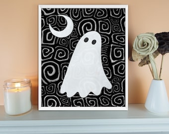 Impressão artística em argila fantasma