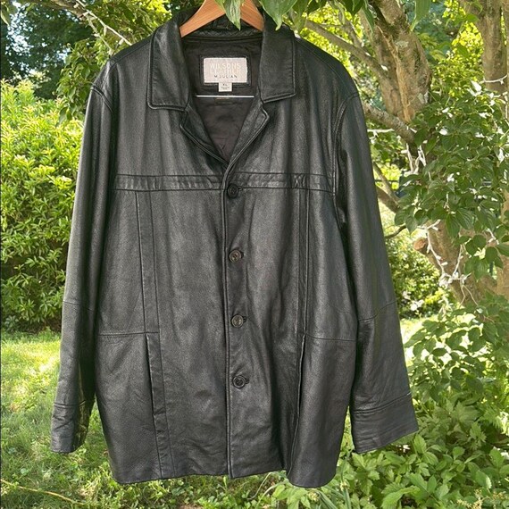 M. Julian Wilsons Black Leather Jacket - Gem