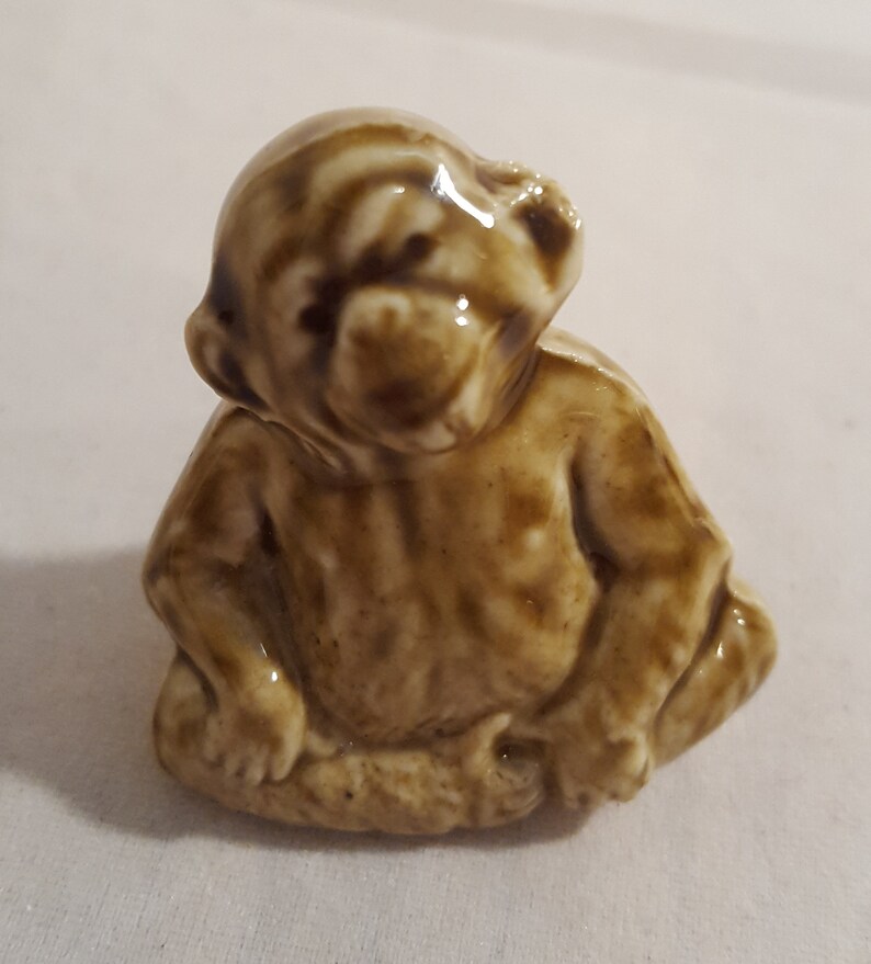 Rare Wade Whimsie Monkeys Red Rose Tea collectable figurines Etsy