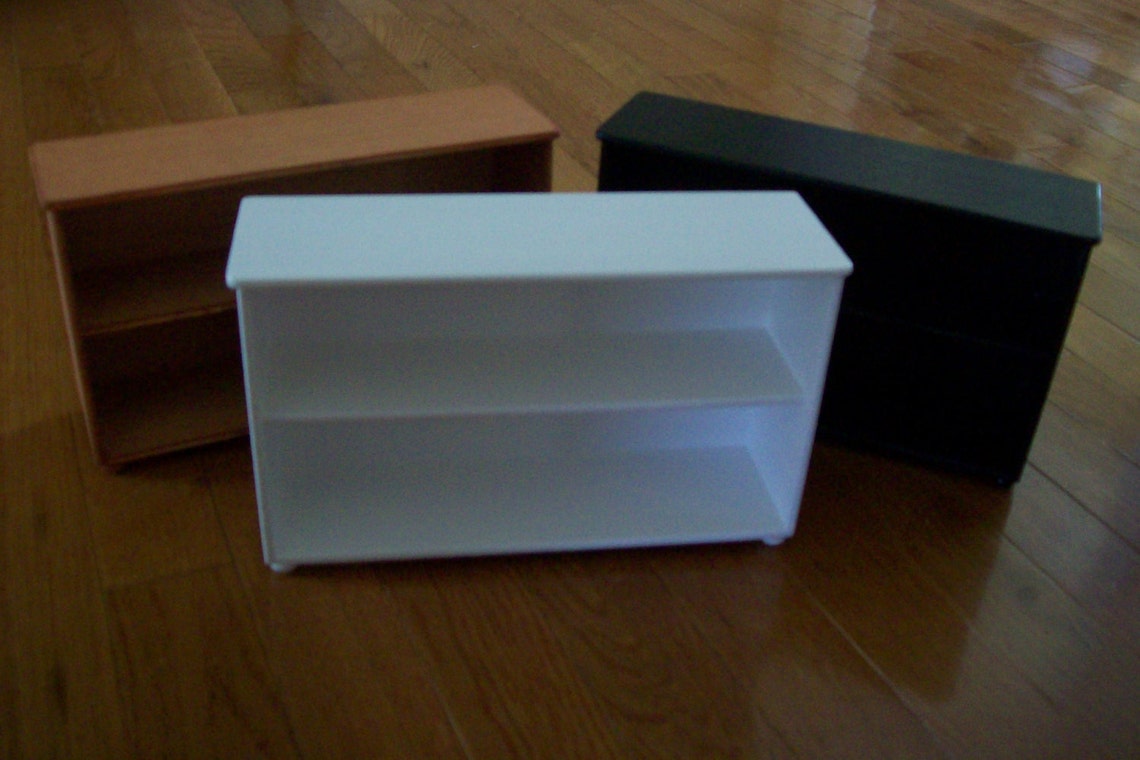 White Display Shelves/ Collectible Display/ Collection Shelf/ Etsy