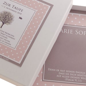 Aangepaste geschenkdoos | Doop | Communie | Geschenkdoos gepersonaliseerd | Cadeau voor petekind | unieke geschenkdoos van Bloomgart
