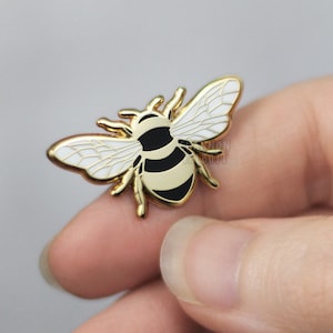 SECONDS SALE Bumblebee Enamel Pin, Honey Bee Pin, Insect Bug Pin, Lapel Pin, Boho Pin, Gift for Friend, Gift for Coworker, Gift Under 15