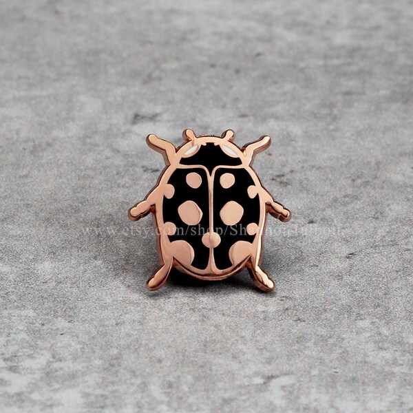 Ladybug Enamel Pin Etsy