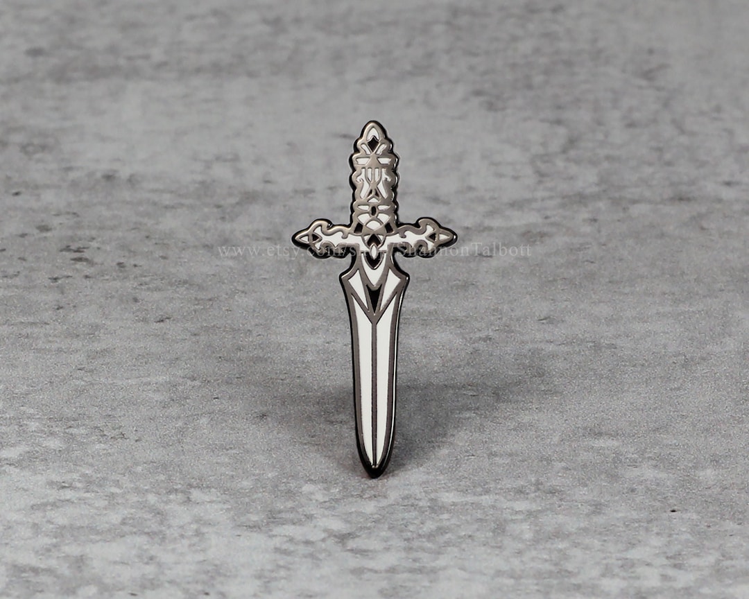 SECONDS SALE Dagger Enamel Pin, Warrior Pin, Sword Pin, Fantasy Pin ...
