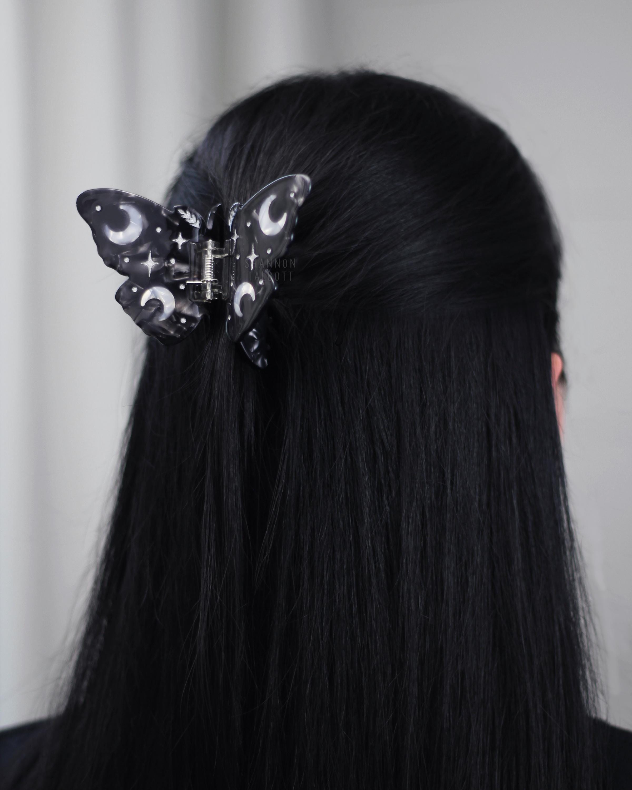 Celestial Moth Hair Claw, Butterfly Hair Claw, Boho Insect  display picture 1