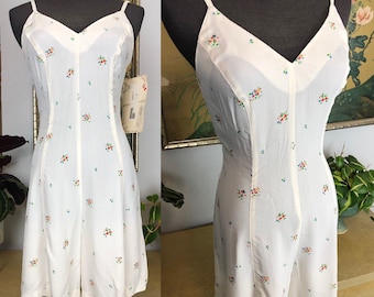 Vintage Betsey Johnson Romper in a Sweet Floral Print -- Unworn Piece with Tags Still Attached!