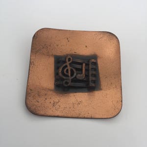 Vintage Copper Music Note Brooch -- Simple and Stylish - Etsy