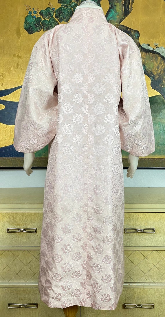 1960s Vintage Asian Brocade Evening Coat -- Shimm… - image 10