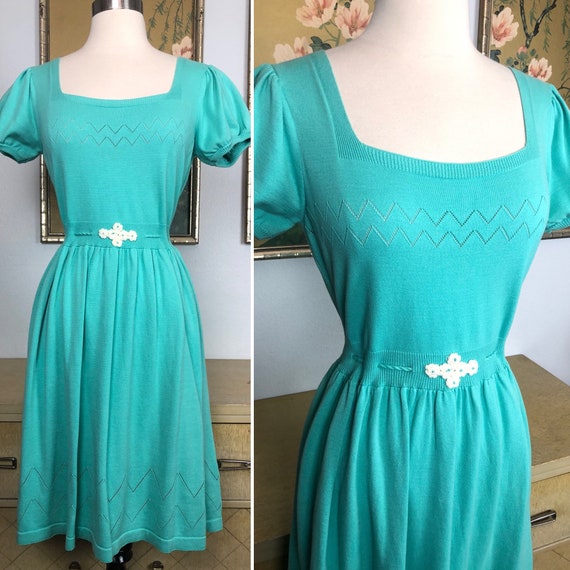 1990s Vintage Betsey Johnson Knit Dress -- Gorgeou