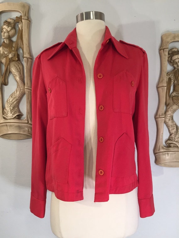 1960s Ladies Jacket -- Lightweight and Soft in a P