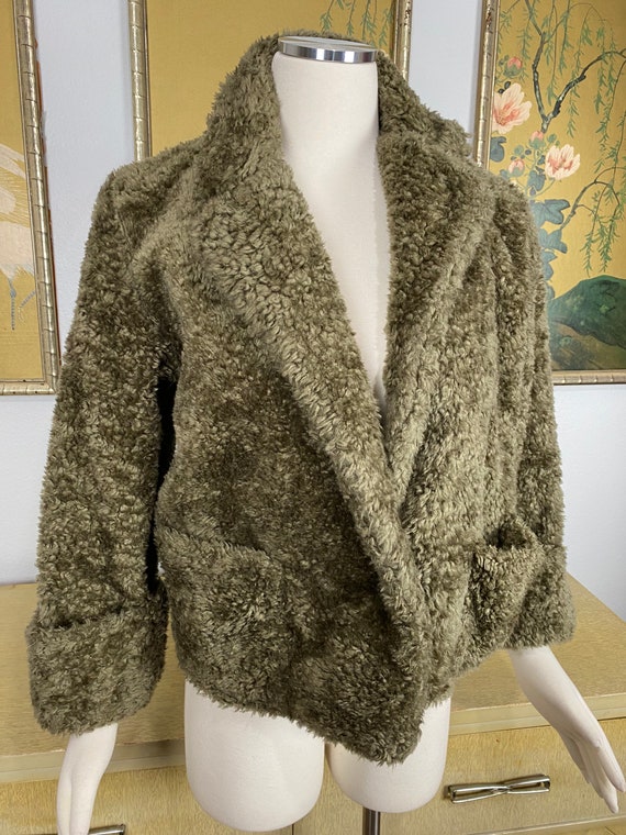 1970s 80s Vintage Faux Fur Jacket, It's Magic by … - image 4