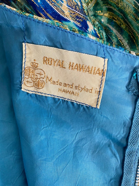 1960s Vintage Hawaiian Dress by Royal Hawaiian --… - image 8