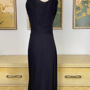 1960s Vintage Lilli Diamond Black Cocktail Party Dress Gorgeous Bust ...