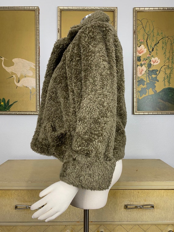 1970s 80s Vintage Faux Fur Jacket, It's Magic by … - image 5