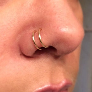 Double nose ring guy on sale